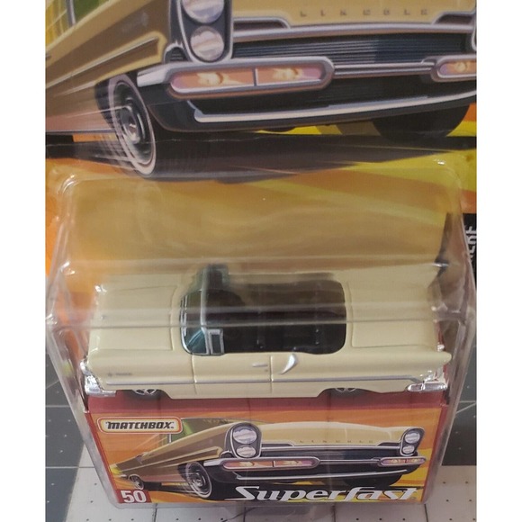 Matchbox Number 50 1957 Lincoln Premiere Factory Sealed Blister with Box 2005 - Picture 2 of 3